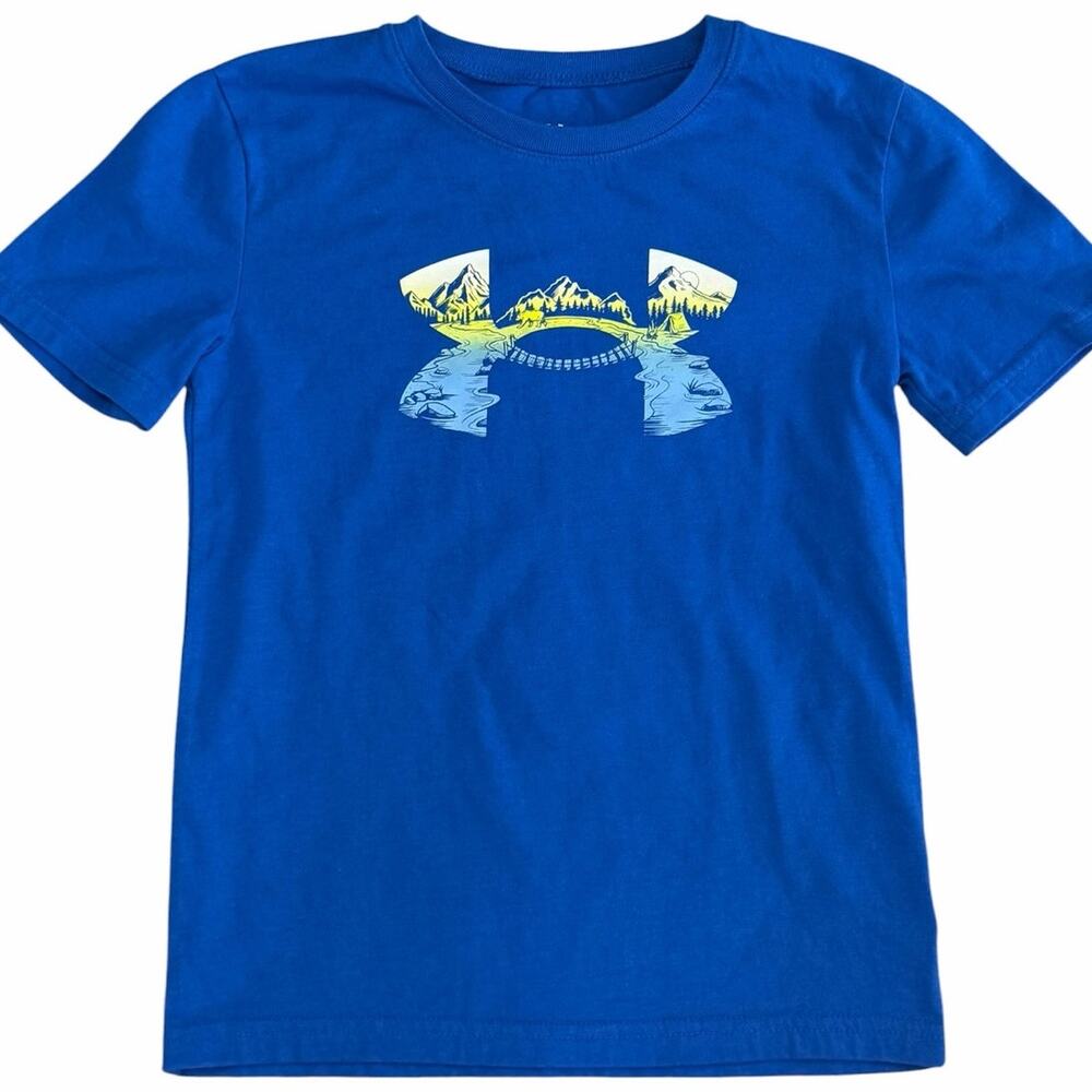 UNDER ARMOUR Boys Cotton Tee Size 7